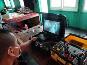 TAIL SHAFT WEAR DOWN CLEARANCE MESUREMENT IN HON GAI