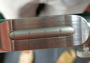 TAIL SHAFT WEAR DOWN CLEARANCE MESUREMENT IN CAI LAN
