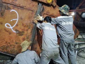 Fit-up new steel for body grab