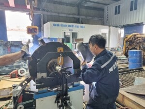 Máy cân bằng động cánh quạt